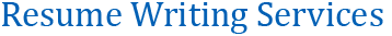 Resume Writing Services